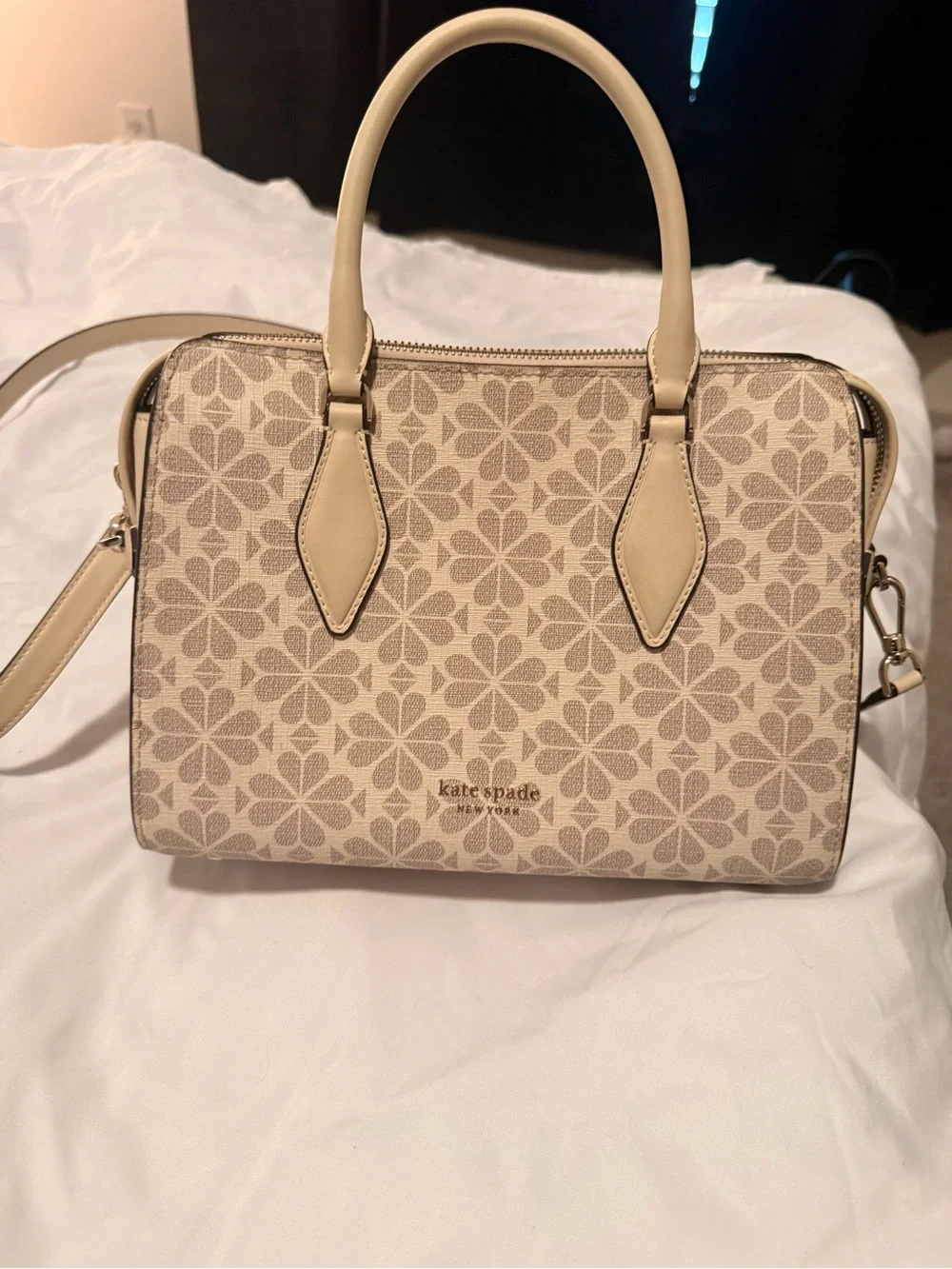Kate Spade Spade Flower Coated Canvas Casey Medium Satchel